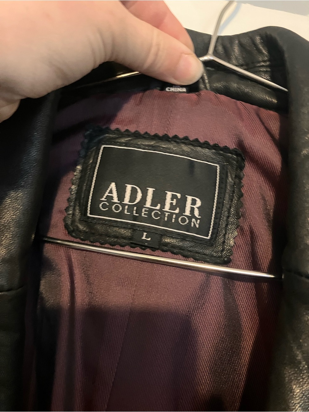 ADLER Women’s Black Leather Button-Front Jacket - Picture 2 of 7